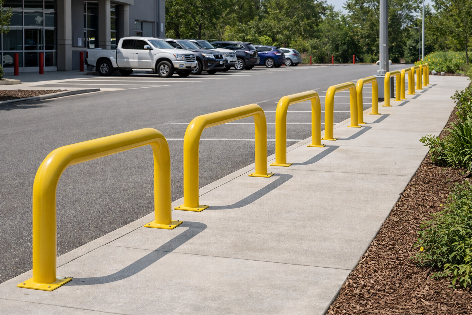 Pedestrian Walkway Protection – Commercial Complex