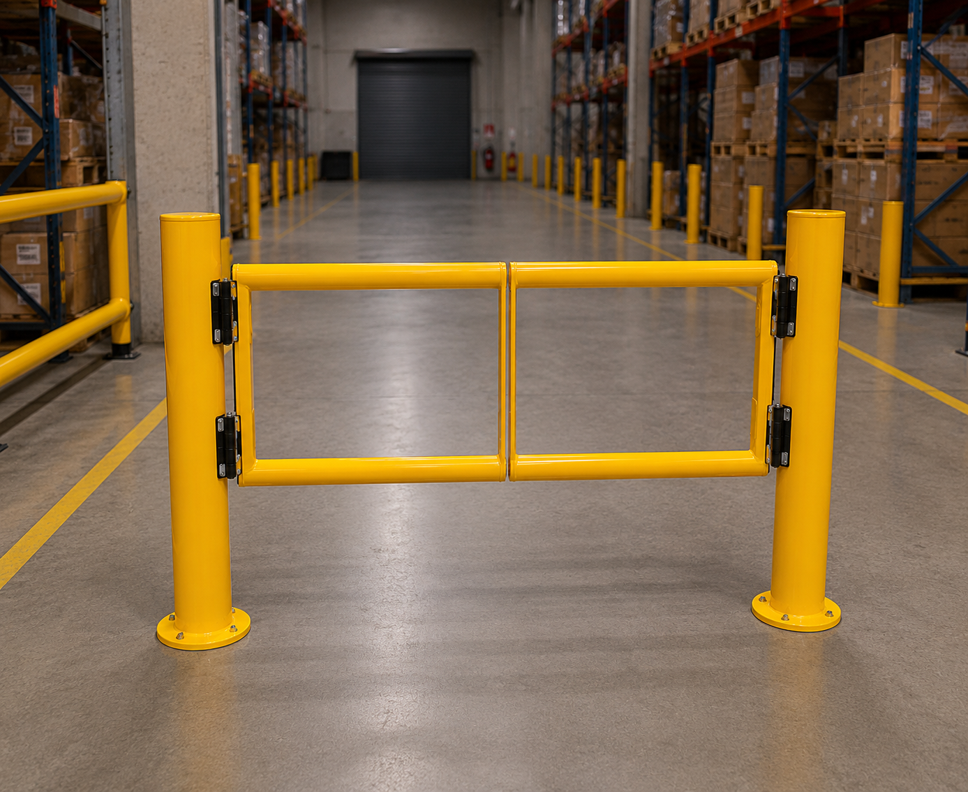 Safety Gate - Double with Two Posts 1330mm x 500mm