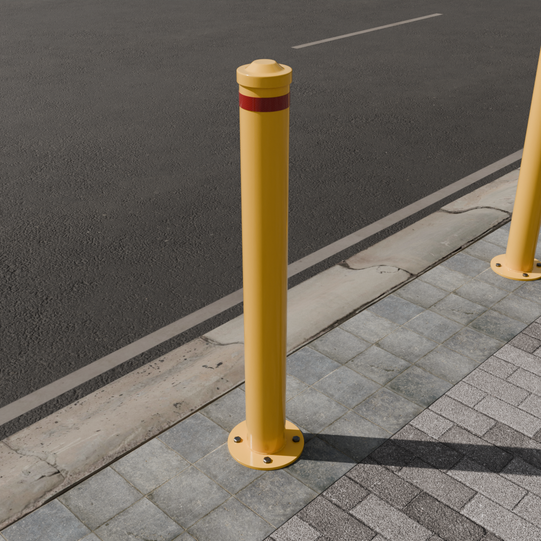 Bollard - Warehouse Powder-Coated - 900mm
