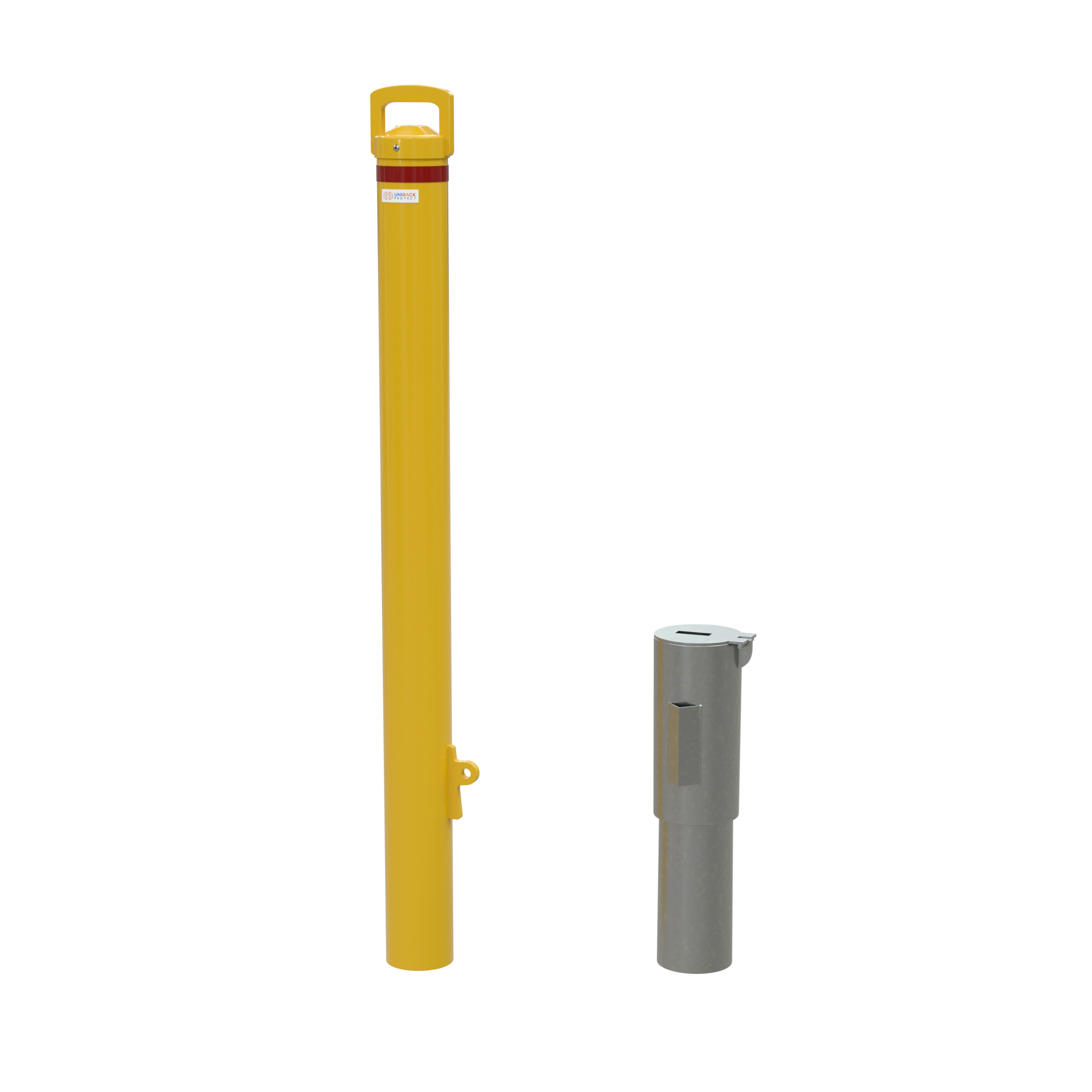 Bollard - Padlock Removable
