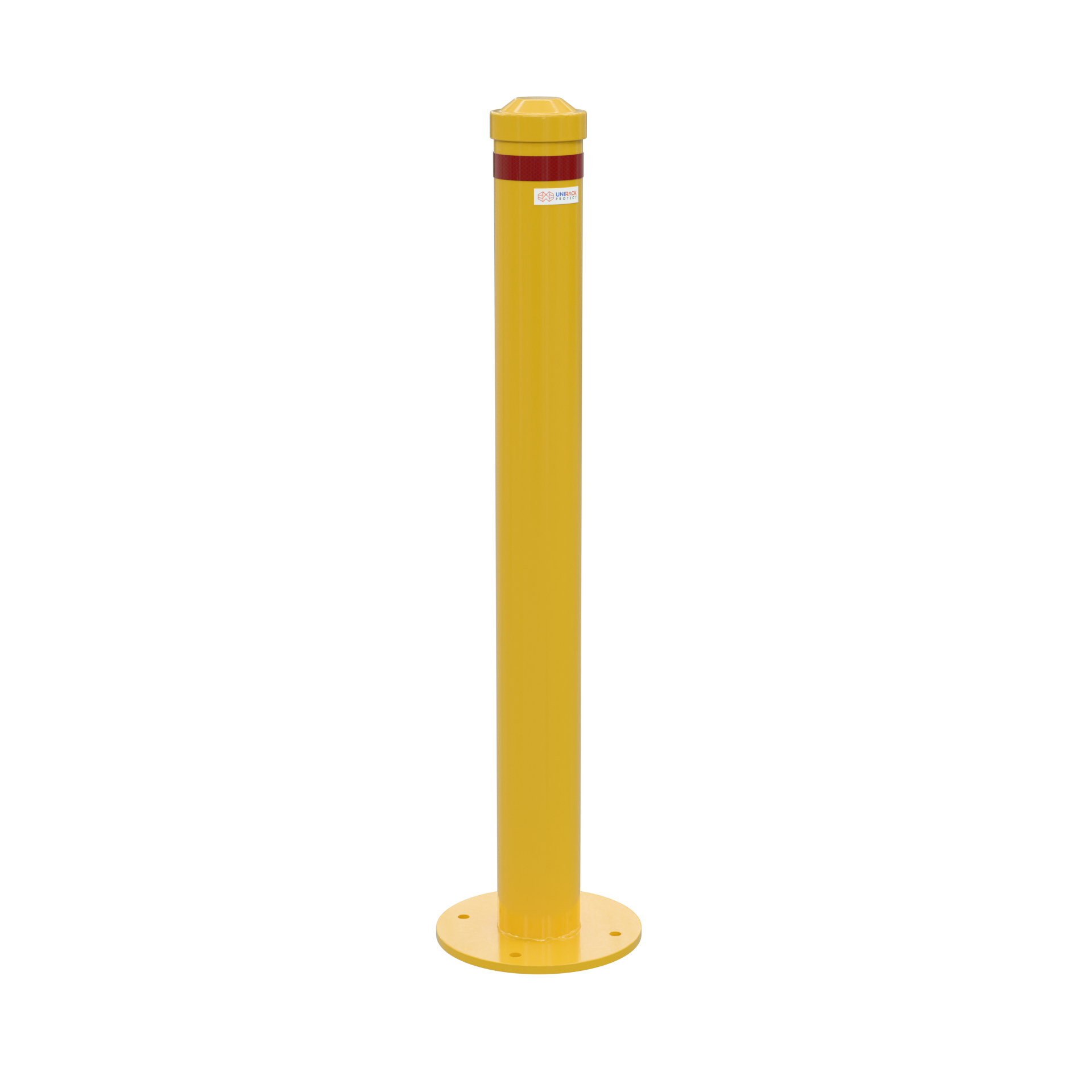 Bollard - Surface Mount Galvanised & Powder-Coated