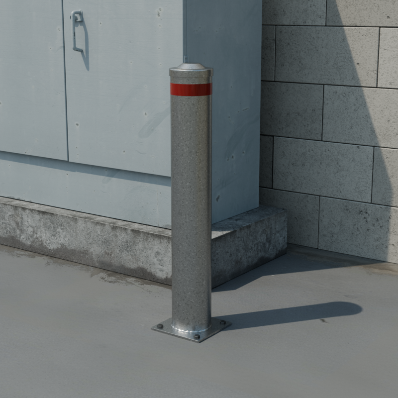 Bollard - Surface Mount Galvanised