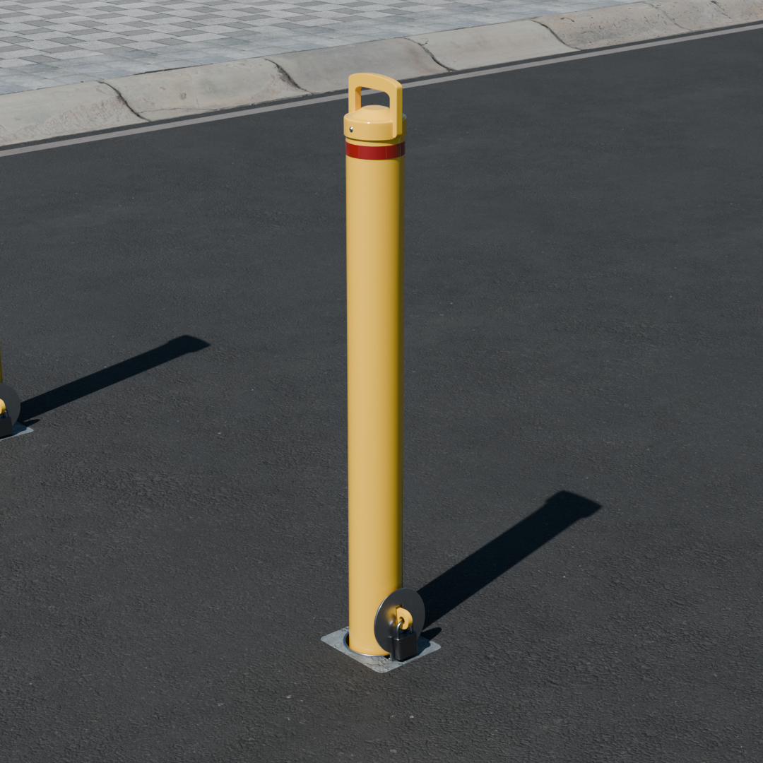 Bollard - Padlock Removable