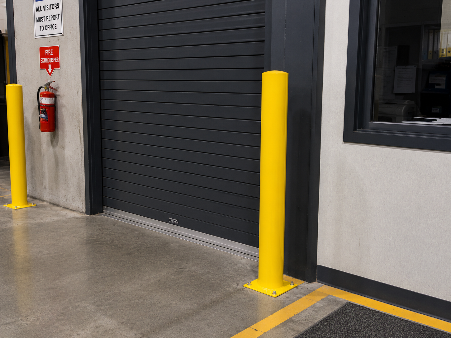 Bollard - Warehouse  Powder-Coated - 1200mm