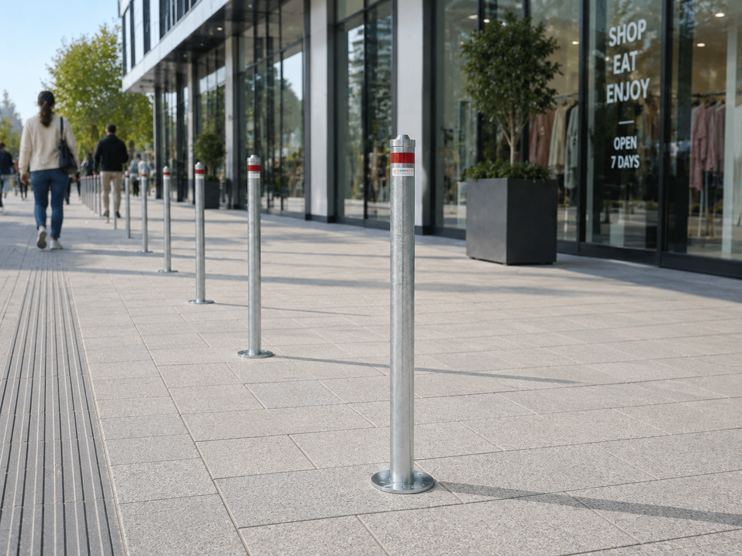 Bollard - Surface Mount Galvanised