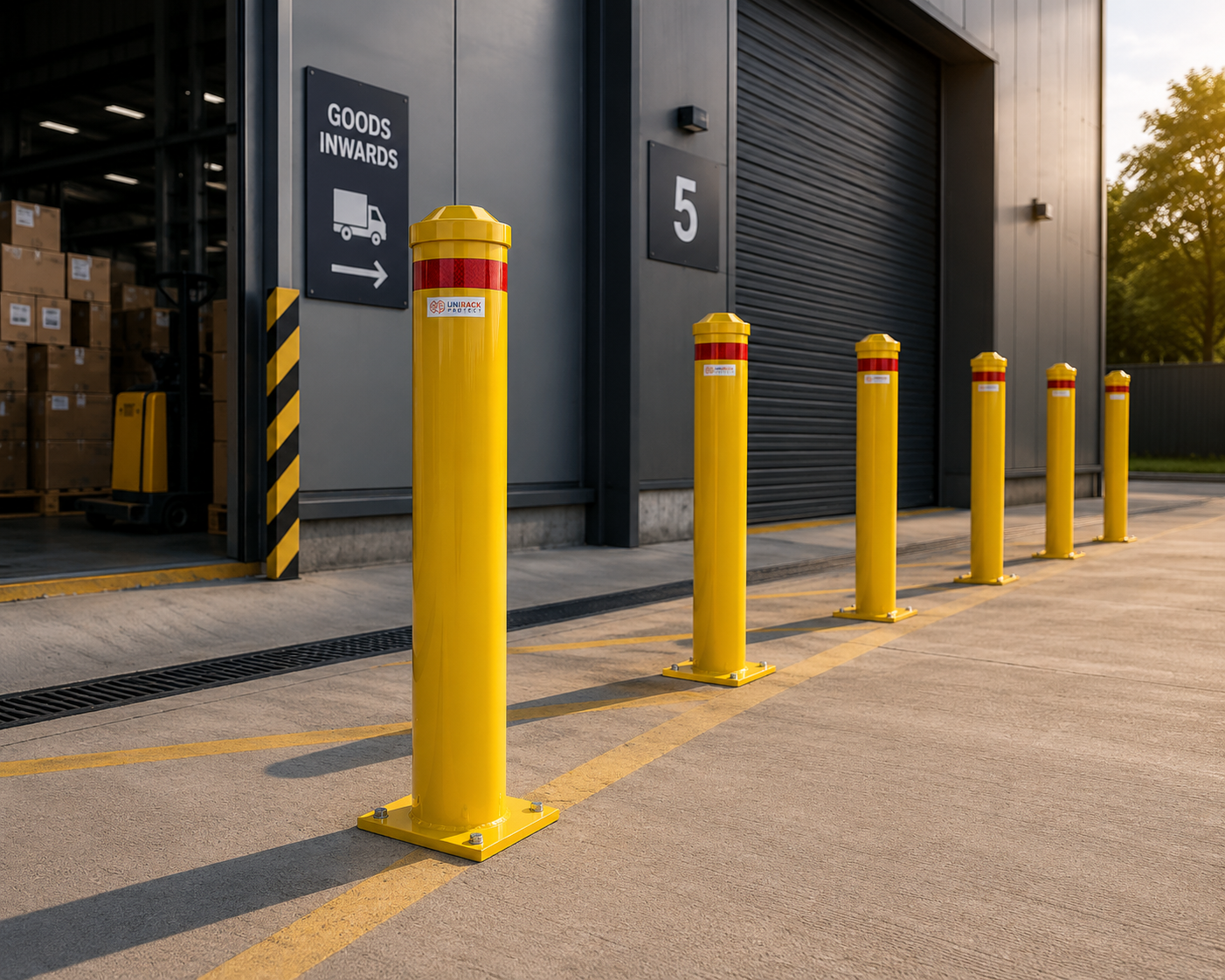 Bollard - Surface Mount Galvanised & Powder-Coated