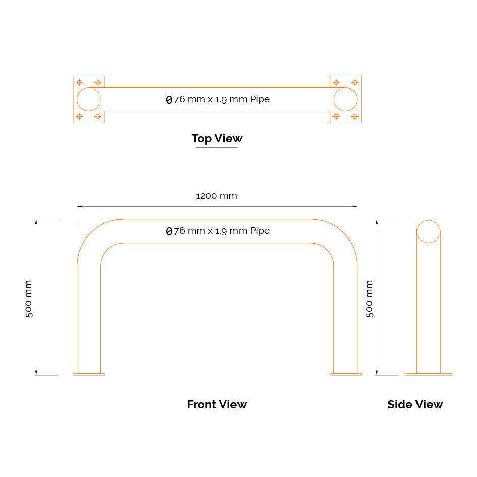 Warehouse Barrier Protectors - 500mm